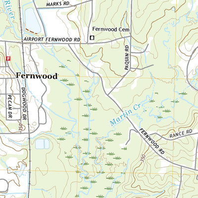 United States Geological Survey McComb South, MS (2020, 24000-Scale) digital map