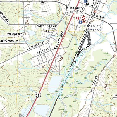 United States Geological Survey McComb South, MS (2020, 24000-Scale) digital map