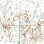 United States Geological Survey Mccompsey Pass, WY-NE (1960, 24000-Scale) digital map