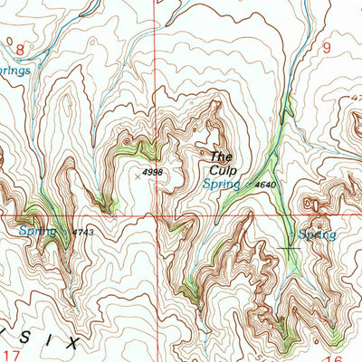 United States Geological Survey Mccompsey Pass, WY-NE (1990, 24000-Scale) digital map