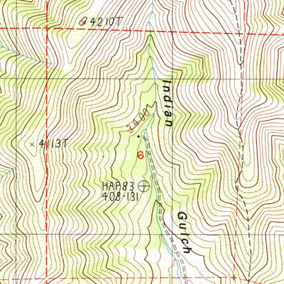 United States Geological Survey Mcconaughy Gulch, CA (1986, 24000-Scale) digital map