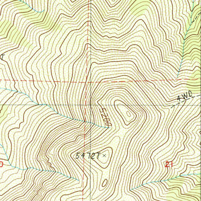United States Geological Survey Mcconaughy Gulch, CA (1986, 24000-Scale) digital map