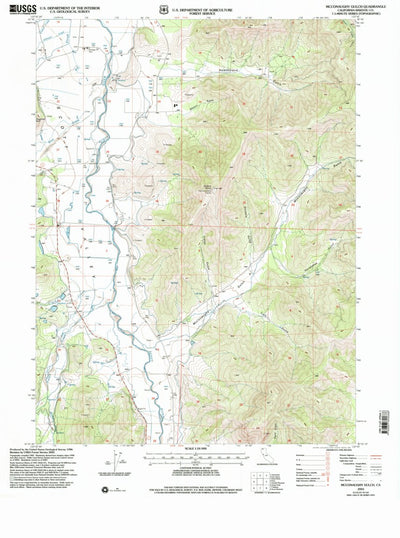 United States Geological Survey Mcconaughy Gulch, CA (2001, 24000-Scale) digital map
