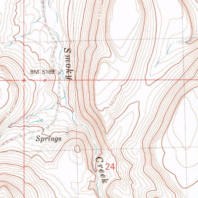 United States Geological Survey Mcconnel Canyon, NV (1980, 24000-Scale) digital map