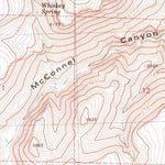 United States Geological Survey Mcconnel Canyon, NV (1980, 24000-Scale) digital map
