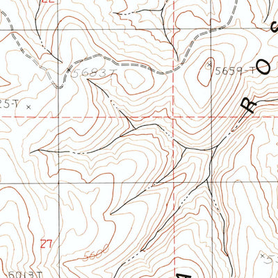 United States Geological Survey Mcconnell Peak, NV-OR (1991, 24000-Scale) digital map