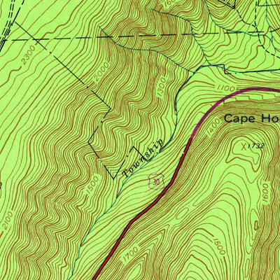 United States Geological Survey Mcconnellsburg, PA (1944, 24000-Scale) digital map