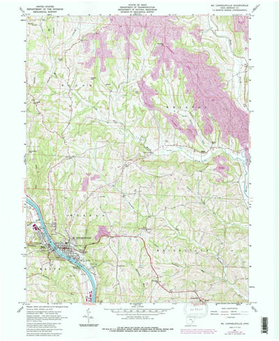 United States Geological Survey Mcconnelsville, OH (1961, 24000-Scale) digital map