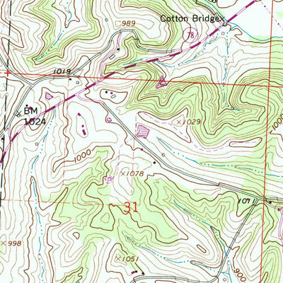 United States Geological Survey Mcconnelsville, OH (1961, 24000-Scale) digital map