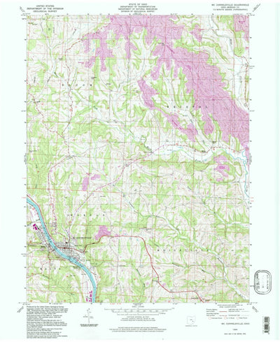 United States Geological Survey Mcconnelsville, OH (1994, 24000-Scale) digital map