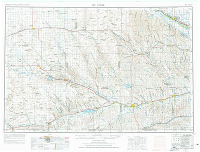 United States Geological Survey Mccook, NE-KS (1954, 250000-Scale) digital map