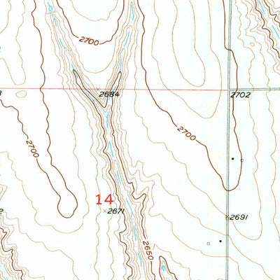 United States Geological Survey Mccook SE, NE-KS (1957, 24000-Scale) digital map