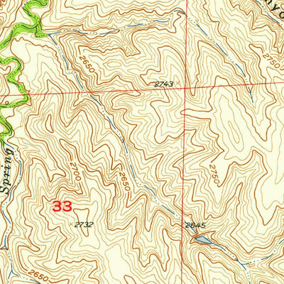 United States Geological Survey Mccook SW, NE-KS (1957, 24000-Scale) digital map