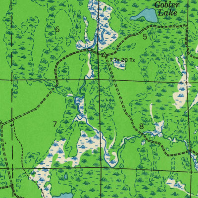 United States Geological Survey Mccord, WI (1939, 48000-Scale) digital map