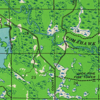 United States Geological Survey Mccord, WI (1939, 48000-Scale) digital map