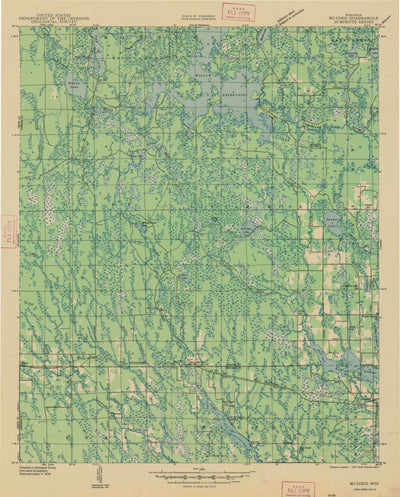 United States Geological Survey Mccord, WI (1947, 48000-Scale) digital map