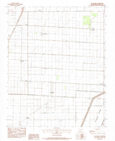United States Geological Survey Mccormick, AR (1983, 24000-Scale) digital map