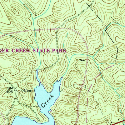 United States Geological Survey Mccormick, SC (1964, 24000-Scale) digital map