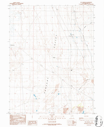 United States Geological Survey Mccornick, UT (1986, 24000-Scale) digital map