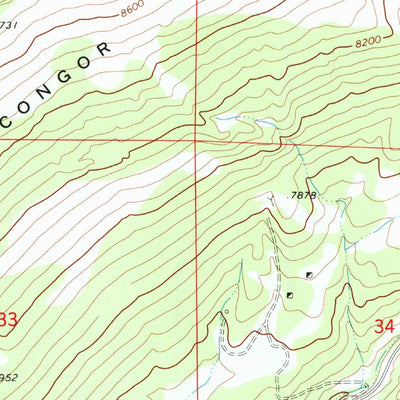 United States Geological Survey Mccoy, CO (1972, 24000-Scale) digital map
