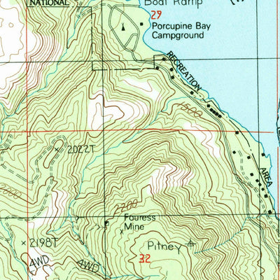 United States Geological Survey Mccoy Lake, WA (1985, 24000-Scale) digital map