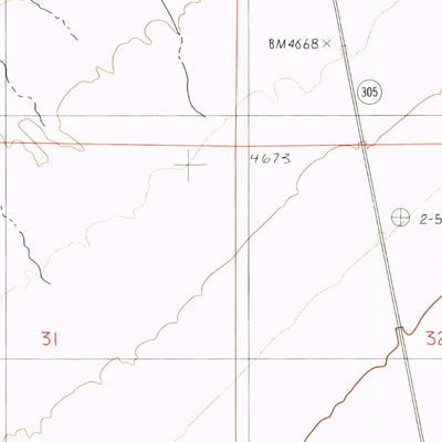 United States Geological Survey Mccoy NE, NV (1990, 24000-Scale) digital map
