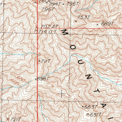 United States Geological Survey Mccoy Peak, CA (1983, 24000-Scale) digital map