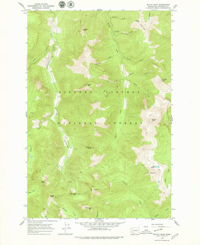 United States Geological Survey Mccoy Peak, WA (1965, 24000-Scale) digital map