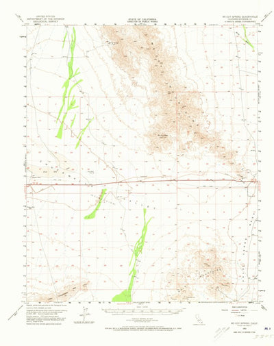 United States Geological Survey Mccoy Spring, CA (1952, 62500-Scale) digital map