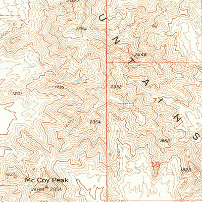 United States Geological Survey Mccoy Spring, CA (1952, 62500-Scale) digital map
