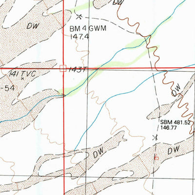 United States Geological Survey Mccoy Spring, CA (1983, 24000-Scale) digital map