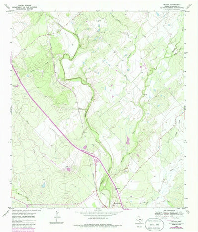 United States Geological Survey Mccoy, TX (1968, 24000-Scale) digital map