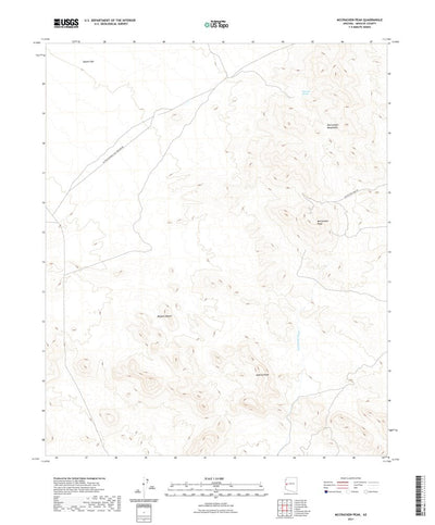 United States Geological Survey McCracken Peak, AZ (2021, 24000-Scale) digital map
