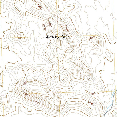 United States Geological Survey McCracken Peak, AZ (2021, 24000-Scale) digital map