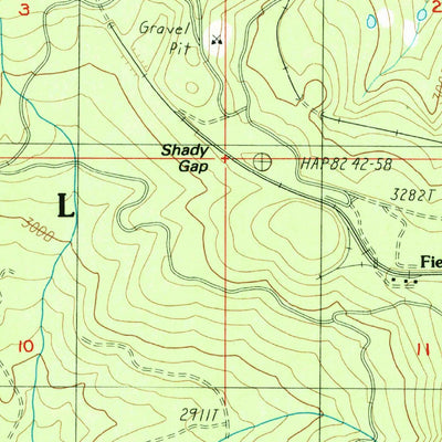 United States Geological Survey Mccredie Springs, OR (1986, 24000-Scale) digital map