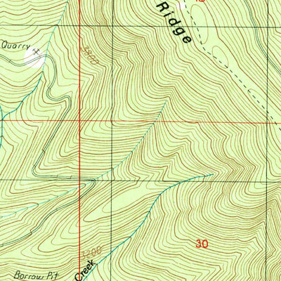 United States Geological Survey Mccredie Springs, OR (1986, 24000-Scale) digital map