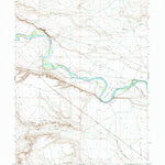 United States Geological Survey Mccullen Bluff, WY (1963, 24000-Scale) digital map