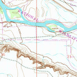 United States Geological Survey Mccullen Bluff, WY (1963, 24000-Scale) digital map