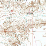 United States Geological Survey Mccullen Bluff, WY (1963, 24000-Scale) digital map
