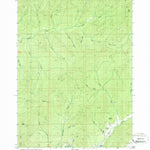 United States Geological Survey Mccullough Creek, OR (1986, 24000-Scale) digital map