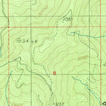 United States Geological Survey Mccullough Creek, OR (1986, 24000-Scale) digital map