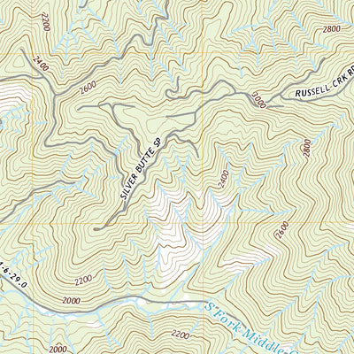 United States Geological Survey McCullough Creek, OR (2020, 24000-Scale) digital map