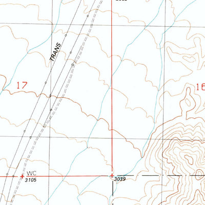 United States Geological Survey Mccullough Mountain NE, NV (1989, 24000-Scale) digital map