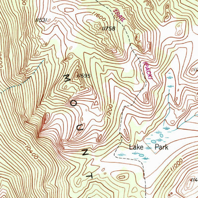 United States Geological Survey Mccurdy Mountain, CO (1956, 24000-Scale) digital map