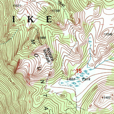 United States Geological Survey Mccurdy Mountain, CO (1994, 24000-Scale) digital map