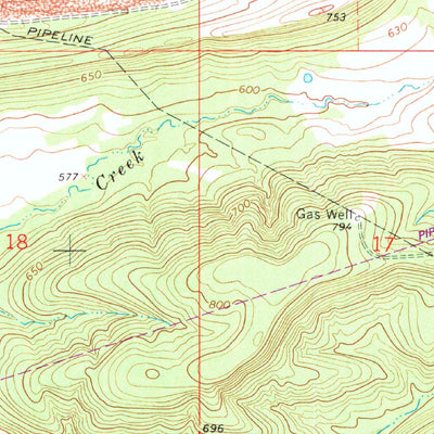 United States Geological Survey Mccurtain, OK (1968, 24000-Scale) digital map