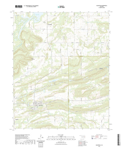 United States Geological Survey McCurtain, OK (2022, 24000-Scale) digital map