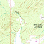 United States Geological Survey Mccurtain SW, OK (1968, 24000-Scale) digital map