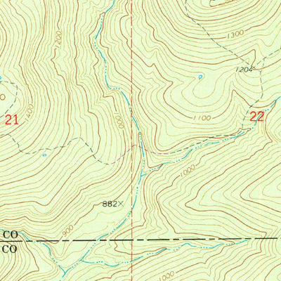United States Geological Survey Mccurtain SW, OK (1968, 24000-Scale) digital map