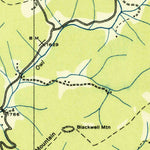 United States Geological Survey Mcdaniel Bald, NC-TN (1934, 24000-Scale) digital map